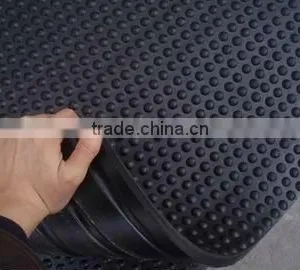 10mm to 25mm Thickness Groove Horse/Cow Rubber Mat thumbnail-1