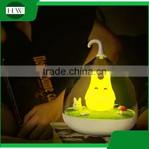 Plastic Decorative Cartoon Portable Hanging Usb Rechargeable Led Study Reading Desk Table Night Light Lamp thumbnail-2