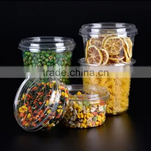 8oz Clear Round OEM Products Plastic Fruit Salad Container thumbnail-2