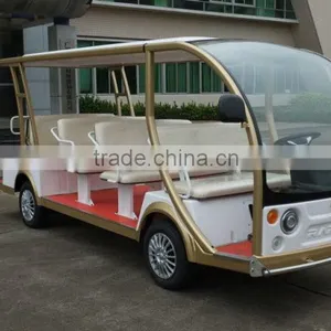 14 Seats Personal Transport Electric Tourist Bus Golf Vehicle thumbnail-3