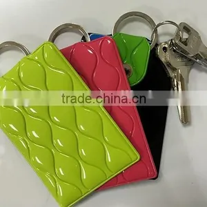 Fashionable Pvc Business Card Holder With Keyring,plastic Card Case With Keyring thumbnail-3