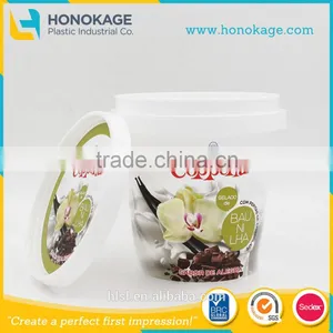 High Quality Ice Cream Containers, Upmarket Ice Cream Packaging Design, Reusable Ice Cream Containers With Lid thumbnail-1