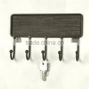 Store More Textilene Door 5 Hook Key Rack thumbnail-2