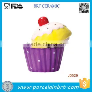 Delicate Ornament Cupcake Ceramic Trinket Box thumbnail-1