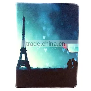 Accept Custom Painting PU Leather Colorful Case For Samsung T530 thumbnail-1