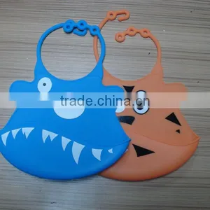 Various Pattern Waterproof Silicone Baby Bibs thumbnail-1