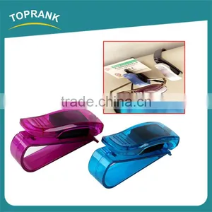 Cheap Car Vehicle Sun Visor Sunglasses Holder Portable Car Glasses Clip thumbnail-1