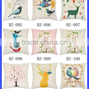 Decorative Pillowcase Cotton Linen Home Cushion Cover Throw Sofa Bed Car Pillows thumbnail-6