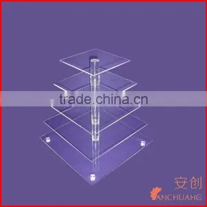 Clear Acrylic Wedding Cake Stand thumbnail-1