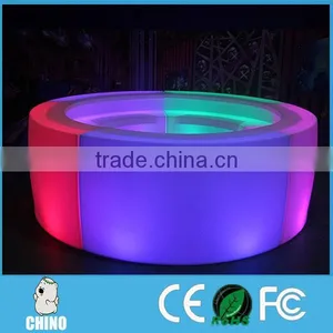 Modern Glowing Nightclub Furniture High End Straight Led Drink Bar Counters thumbnail-4