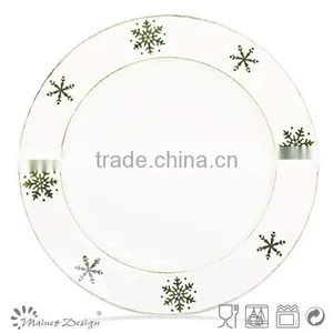 18pcs Christmas Tree and Snowflake Christmas Decoration of Ceramic Tableware thumbnail-3