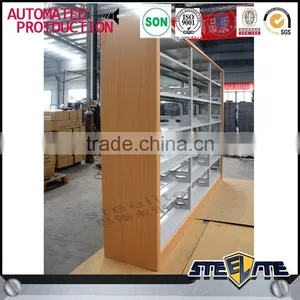 Factory Direct Sale Commercial Bookshelves /wooden Library Wall Bookcase thumbnail-5
