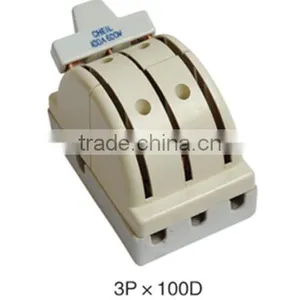 Electric Single Throw 3 Poles Ceramic Knife Switch Change Over Switch thumbnail-2