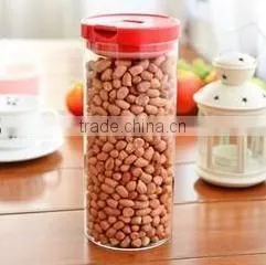 Transparent Glass Sealed Cans With Plastic Easy Buckle Cover thumbnail-1