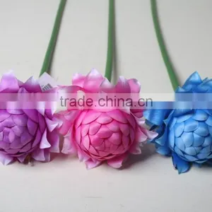 Single Curcuma Alismatifolia Artificial Curcuma Alismatifolia Flower Plastic Curcuma Alismatifolia thumbnail-6