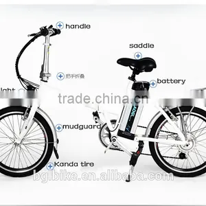 CE China Zhejiang 20 Inches Electric Folding Bike for Sale thumbnail-4