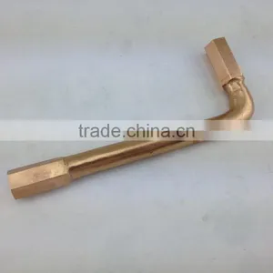 Be-Cu Copper Brass Sparkless Hex Key,nonsparking Hand Tools,nonmagnetic Hardware Tools,17mm 19mm....70mm thumbnail-4