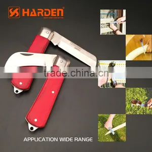 Professional Wooden Handle Straight Blade Electrician Knife thumbnail-5