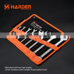 8 Pcs Double Open -end Spanner Set Labor Saving Wrench Combination Ratchet Spanner thumbnail-2