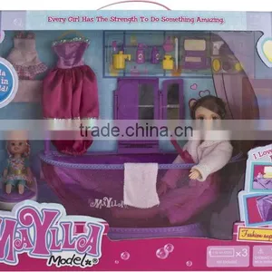 9.5 Inch Real Body Beatiful Girl Plastic Doll thumbnail-1