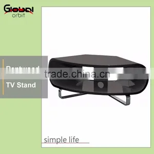 High Quality Modern Corner Glass LCD TV Stand thumbnail-1