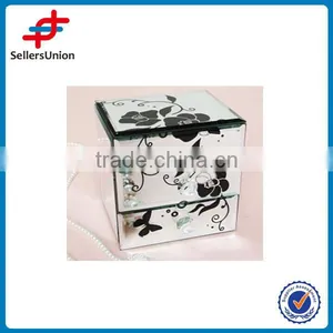 Clear Ceramic Jewelry Box thumbnail-1