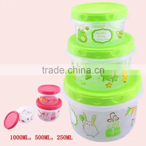 Set of 3 Plastic Hot Food Storage Box/Food Carrier thumbnail-4