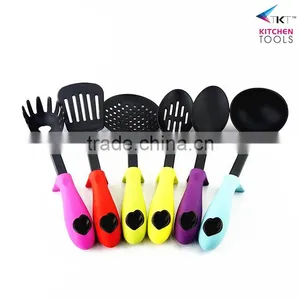 New Design Colorful Kitchen Tool Set Nylon Kitchen Utensils thumbnail-1