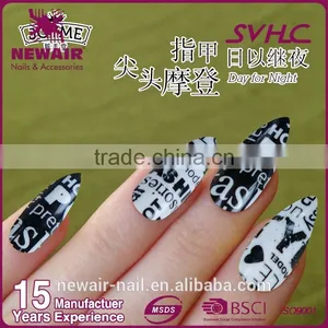 24pcs Acrylic Day for Night False Nail for Wild Girls thumbnail-3