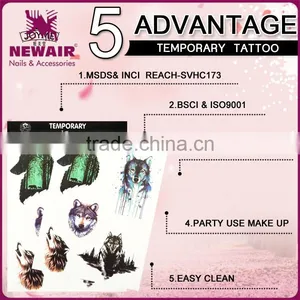 New Air Design Non-toxic Hand Skin Tattoo Sticker Temporary Tattoo Designs thumbnail-3