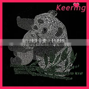 Fashion Hot Fix Transfer Rhinestone Animal Motif WHF-183 thumbnail-1