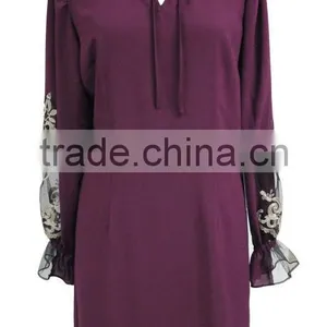 2013 Ladies' Fashion Short Sleeves With Lace and Ruffle at Front Office Lady Blouses thumbnail-1