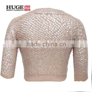 New Fashion Wholesale Hot Sale Unique Design Ladies Cardigan thumbnail-2