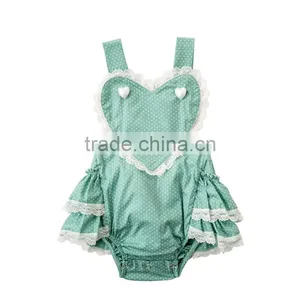 Wholesale Fashion Newborn Baby Clothes Girls Boutique Clothing 2017 Baby Romper thumbnail-3