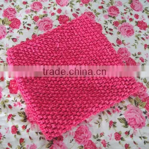 Wholesale Baby Fashion Hot Pink Crochet Tube Tops With Lining thumbnail-1