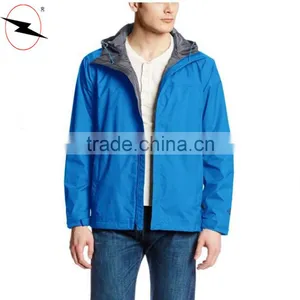 Wholesale Hooded Waterproof Men Softshell Jacket thumbnail-4