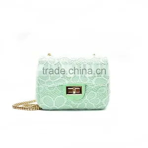 Zm50119b Lace Women Shoulder Bag Simple Lady Chain Bag thumbnail-3