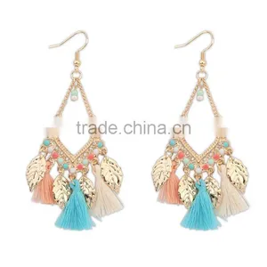 F20050N Big Drop Earrings For Women Fine Jewelry Beads Drop Earring thumbnail-1