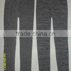 Plain Grey Color Seamless Women Legging thumbnail-1