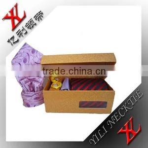 Professional China Supplies Cheap Gift Packing Custom Tie With Wooden Boxes thumbnail-1