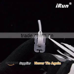 No Tie Elastic Laces For Kids Children - Flat White Elastic No Tie Shoelaces With Adjustable Tension - Amazon/eBay Supplier thumbnail-4