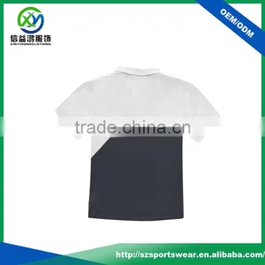 High Quality Cotton 3~10 Years Kids Contrast Color Polo Shirt thumbnail-2