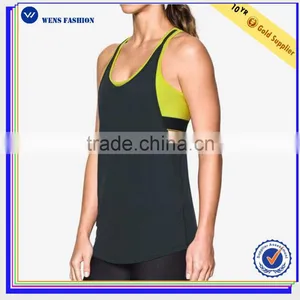 Sport Back Design Mesh Custom Workout Women Gym Tank Top thumbnail-1