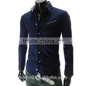 New Style Slim Fit 100% Cotton Plain Fashion t Shirt for Man thumbnail-2
