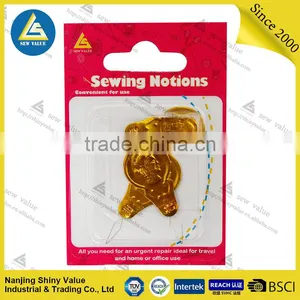 Golden Color Aluminium Material Stainless Wire Easy Needle Threader thumbnail-1