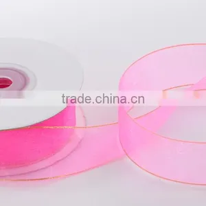 Wholesale 25mm Nylon Soft Sheer Ribbon, Organza Ribbon thumbnail-3