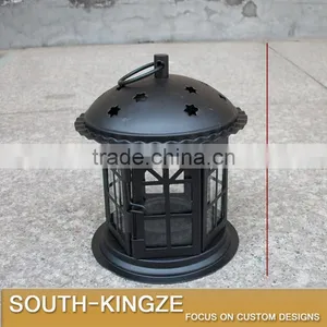 Black/White Iron Menorah/Candle Holder thumbnail-3