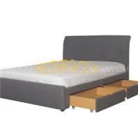 Modern Storage Fabric Bed With Two Drawers BED-F-022 thumbnail-1