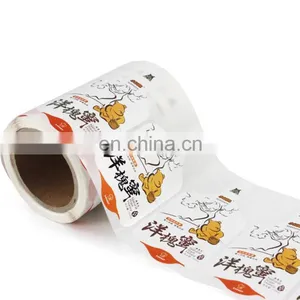 Custom Die Cut Colorful Plastic Bottle Sticker for Natural Ripe Honey Packaging thumbnail-1