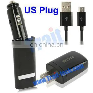 High Quality Car Charger US/EU Plug, USB Car Charger Cigarette Lighter Adapter thumbnail-1